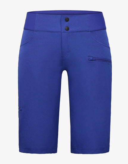 SHREDLY Women's All Time 14" - Zipper Snap Mid - Rise Short : Midnight