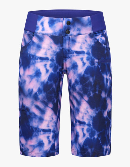 All Time 14" - Zipper Snap Mid-Rise Short : Midnight Tie Dye