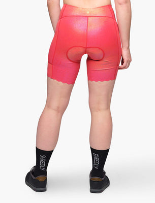 SHREDLY Women's Biker Cham 2.0 : Nebula Pink Shimmer