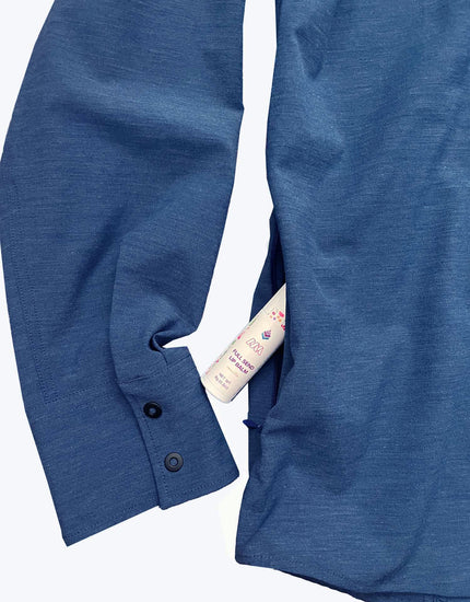 SHREDLY Women's Long Sleeve Explorer Shirt : Midnight Denim
