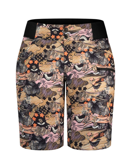 SHREDLY Women's All Time 11" - Zipper Snap Mid - Rise Short : Abby