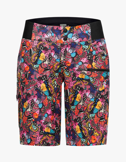 SHREDLY Women's All Time 11" - Zipper Snap Mid - Rise Short : Flutter