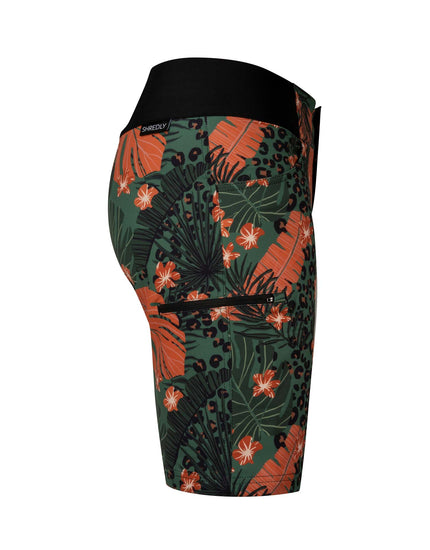 SHREDLY Women's All Time 11" - Zipper Snap Mid - Rise Short : Heidi