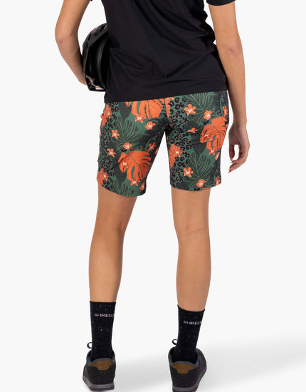 SHREDLY Women's All Time 11" - Zipper Snap Mid - Rise Short : Heidi