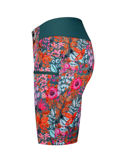 SHREDLY Women's All Time 11" - Zipper Snap Mid - Rise Short : Mimi II