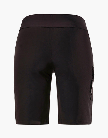 SHREDLY Women's All Time 11" - Zipper Snap Mid - Rise Short : Noir