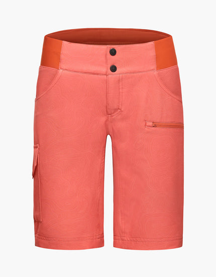 SHREDLY Women's All Time 11" - Zipper Snap Mid - Rise Short : Topo