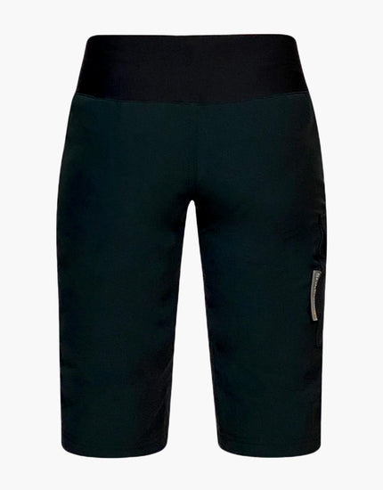 SHREDLY Women's All Time 14" - Zipper Snap Mid - Rise Short : Noir