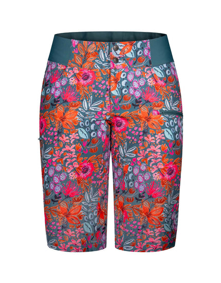 SHREDLY Women's All Time 14" - Zipper Snap Mid - Rise Short : Mimi II