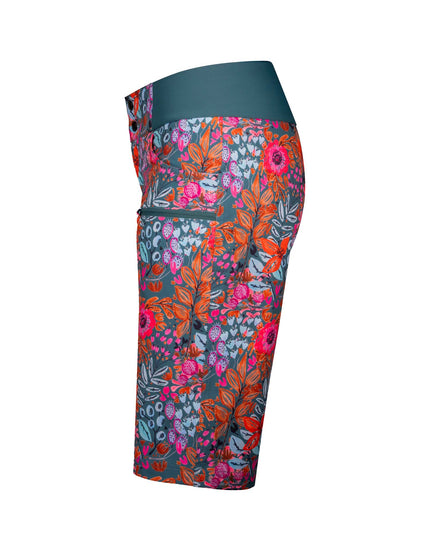 SHREDLY Women's All Time 14" - Zipper Snap Mid - Rise Short : Mimi II