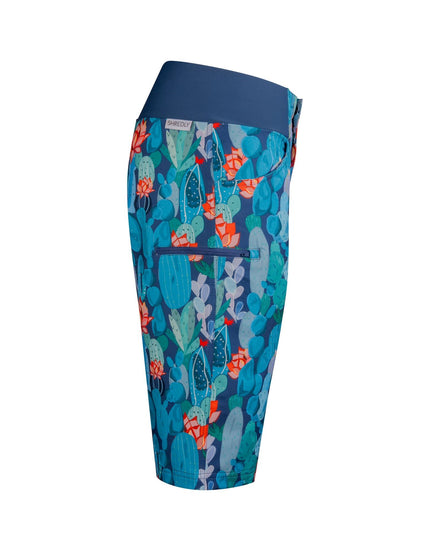 SHREDLY Women's All Time 14" - Zipper Snap Mid - Rise Short : Succi II