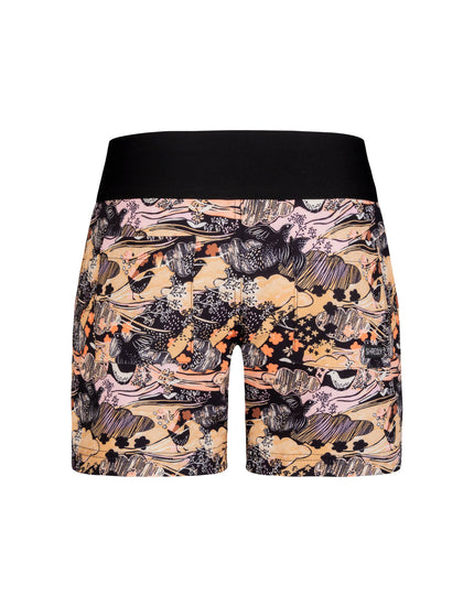 SHREDLY Women's All Time 5" - Zipper Snap Mid - Rise Short : Abby