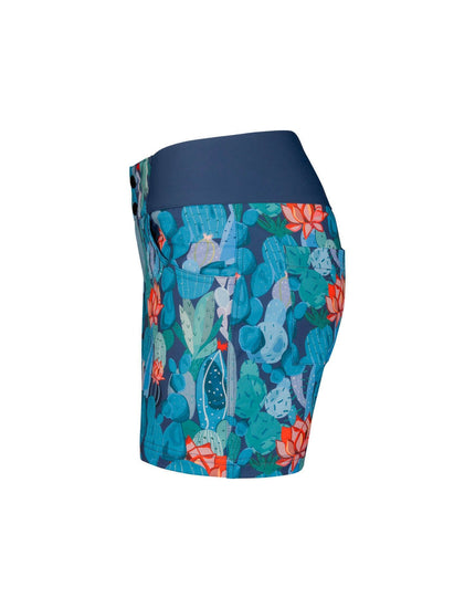 SHREDLY Women's All Time 5" - Zipper Snap Mid - Rise Short : Succi II