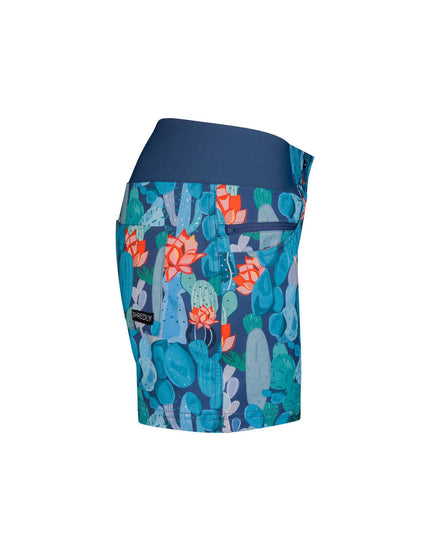 SHREDLY Women's All Time 5" - Zipper Snap Mid - Rise Short : Succi II