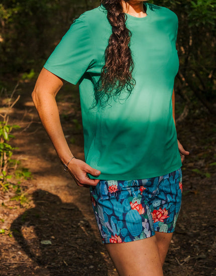 SHREDLY Women's All Time 5" - Zipper Snap Mid - Rise Short : Succi II