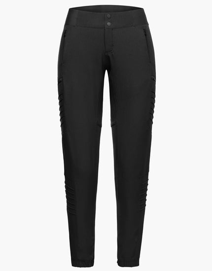 SHREDLY Women's Vented - All Time - Zipper Snap Mid - Rise Pant : Noir