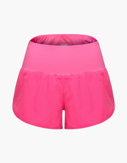 SHREDLY Women's Athletic Short : Flamingo