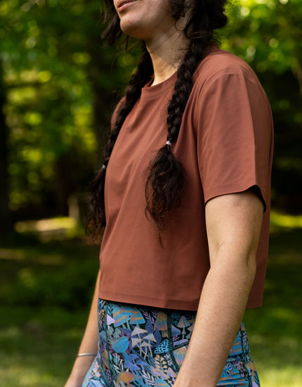SHREDLY Women's Beyond Tech Boxy Tee : Coco