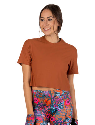SHREDLY Women's Beyond Tech Boxy Tee : Coco