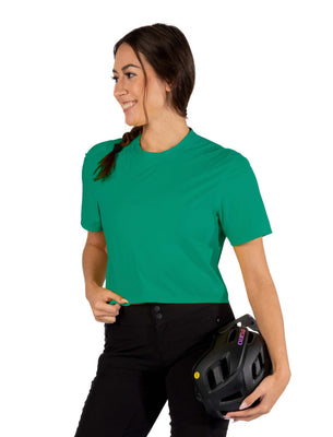 SHREDLY Women's Beyond Tech Boxy Tee : Jungle