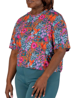 SHREDLY Women's Beyond Tech Boxy Tee : Mimi II