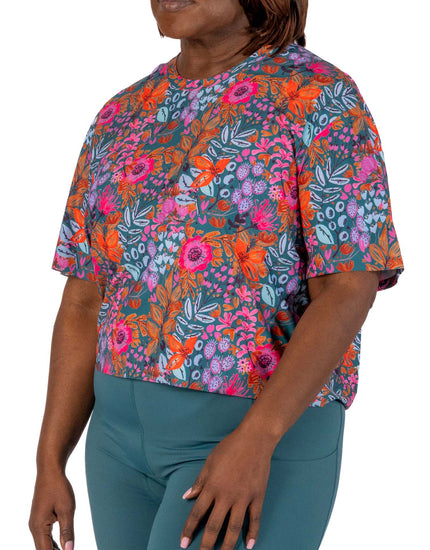 SHREDLY Women's Beyond Tech Boxy Tee : Mimi II