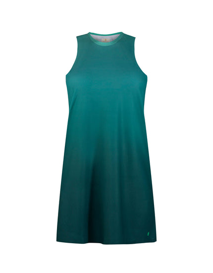 SHREDLY Women's Beyond Tech Cool Down Dress : Deep Sea Ombre