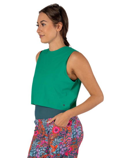 SHREDLY Women's Beyond Tech Tank : Jungle