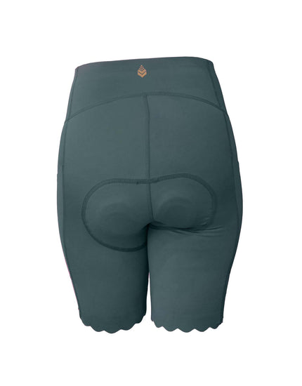 SHREDLY Women's Biker Cham 2.0 : Deep Sea Green