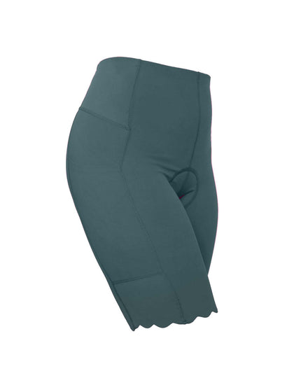 SHREDLY Women's Biker Cham 2.0 : Deep Sea Green
