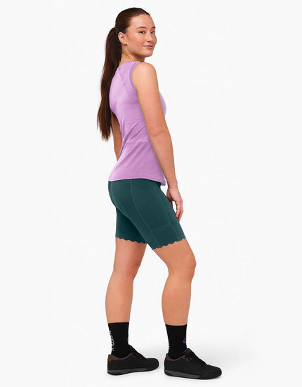 SHREDLY Women's Biker Cham 2.0 : Deep Sea Green