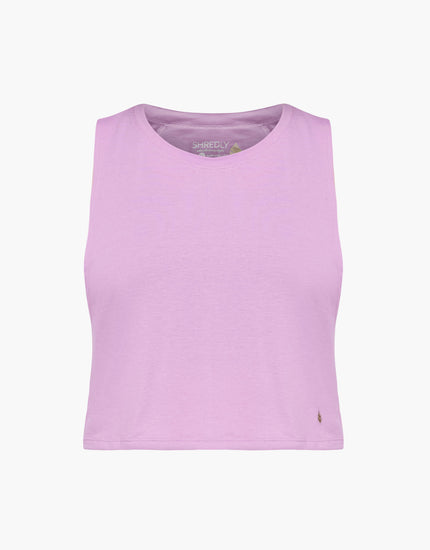 SHREDLY Women's Cropped Tank : Wisteria