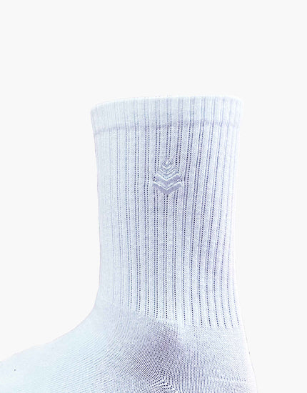 SHREDLY Women's Dad Socks : White
