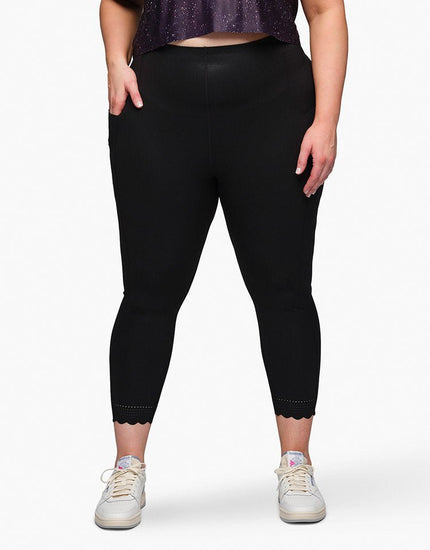 SHREDLY Women's Explorer Legging : Noir Shimmer