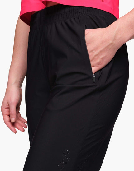 SHREDLY Women's Explorer Wide Legged Cropped Pant : Noir