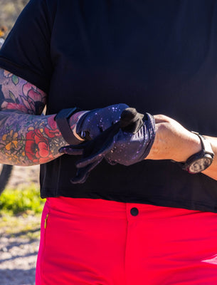 SHREDLY Women's Glove : Galaxy Splatter