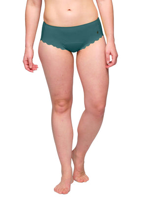 SHREDLY Women's Seamless Hipster Cham : Deep Sea Green