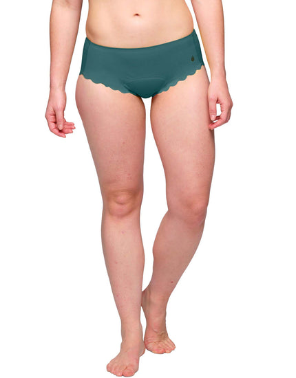 SHREDLY Women's Seamless Hipster Cham : Deep Sea Green
