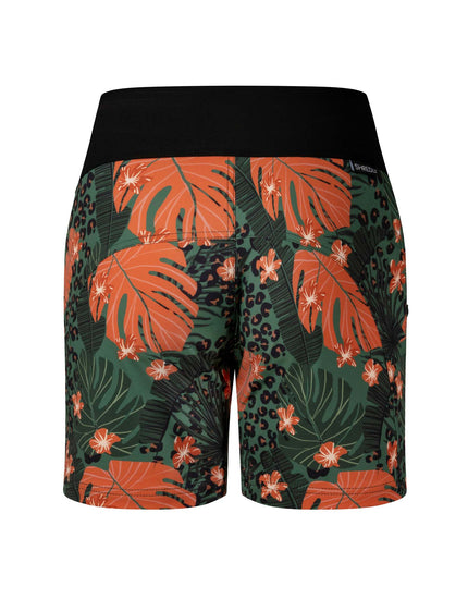 SHREDLY Women's Limitless 7" - Stretch Waistband High - Rise Short : Heidi