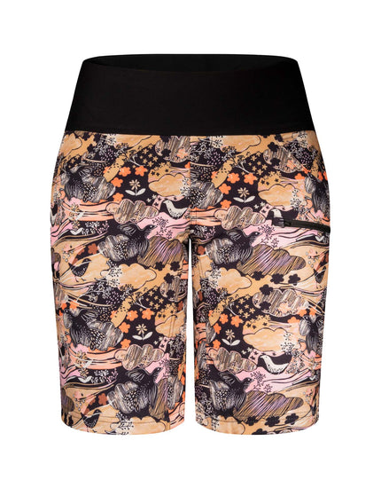 SHREDLY Women's Limitless 11" - Stretch Waistband High - Rise Short : Abby