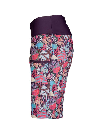 SHREDLY Women's Limitless 11" - Stretch Waistband High - Rise Short : Bella II