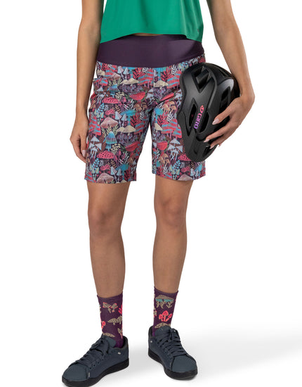 SHREDLY Women's Limitless 11" - Stretch Waistband High - Rise Short : Bella II