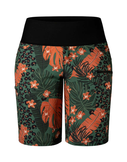 SHREDLY Women's Limitless 11" - Stretch Waistband High - Rise Short : Heidi
