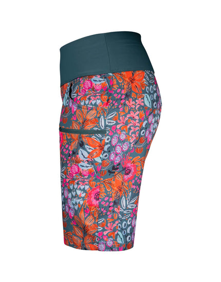 SHREDLY Women's Limitless 11" - Stretch Waistband High - Rise Short : Mimi II