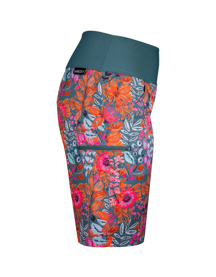SHREDLY Women's Limitless 11" - Stretch Waistband High - Rise Short : Mimi II