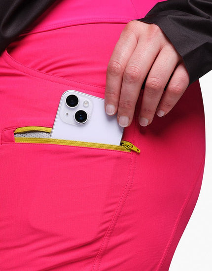 SHREDLY Women's Limitless 11" - Stretch Waistband High - Rise Short : Nebula Pink