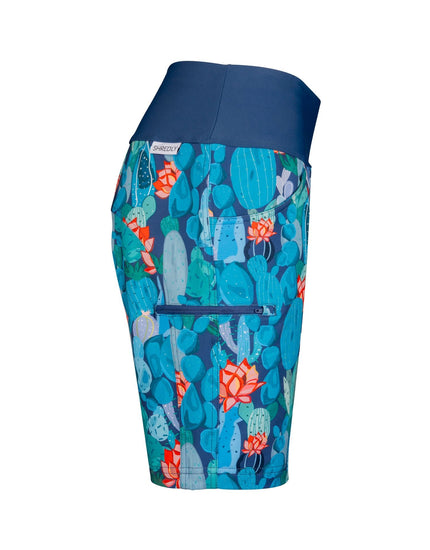 SHREDLY Women's Limitless 11" - Stretch Waistband High - Rise Short : Succi II