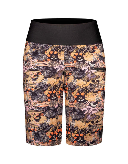 SHREDLY Women's Limitless 14" - Stretch Waistband High - Rise Short : Abby