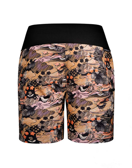 SHREDLY Women's Limitless 7" - Stretch Waistband High - Rise Short : Abby