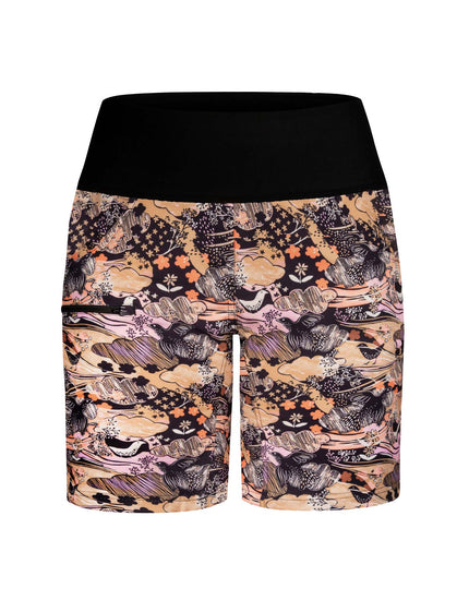 SHREDLY Women's Limitless 7" - Stretch Waistband High - Rise Short : Abby